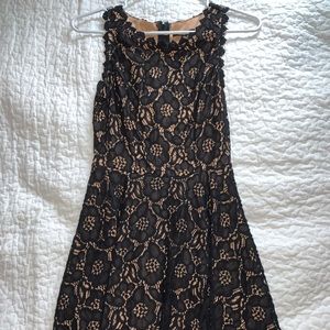 City Studio Black Juniors' Lace Fit & Flare Dress in size 3